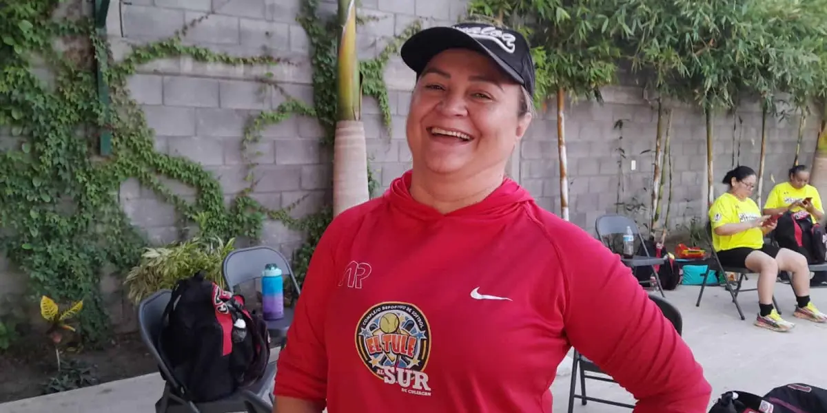 María Luisa Braz inició su pasión del softbol en Villa Juárez, Navolato