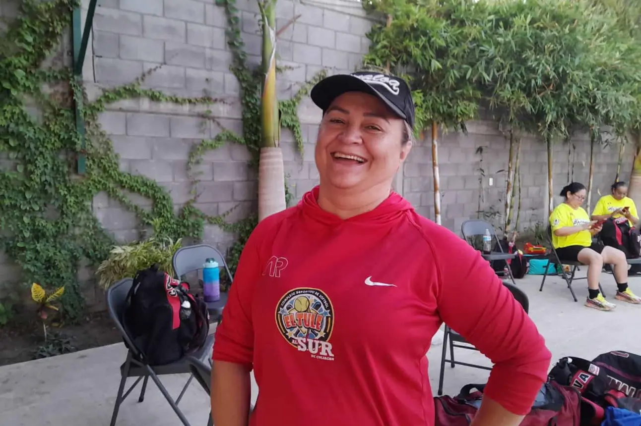 María Luisa Braz inició su pasión del softbol en Villa Juárez, Navolato