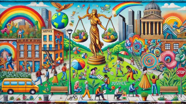 Culiacán, la ciudad de los murales. Imagen generada con Chat GPT