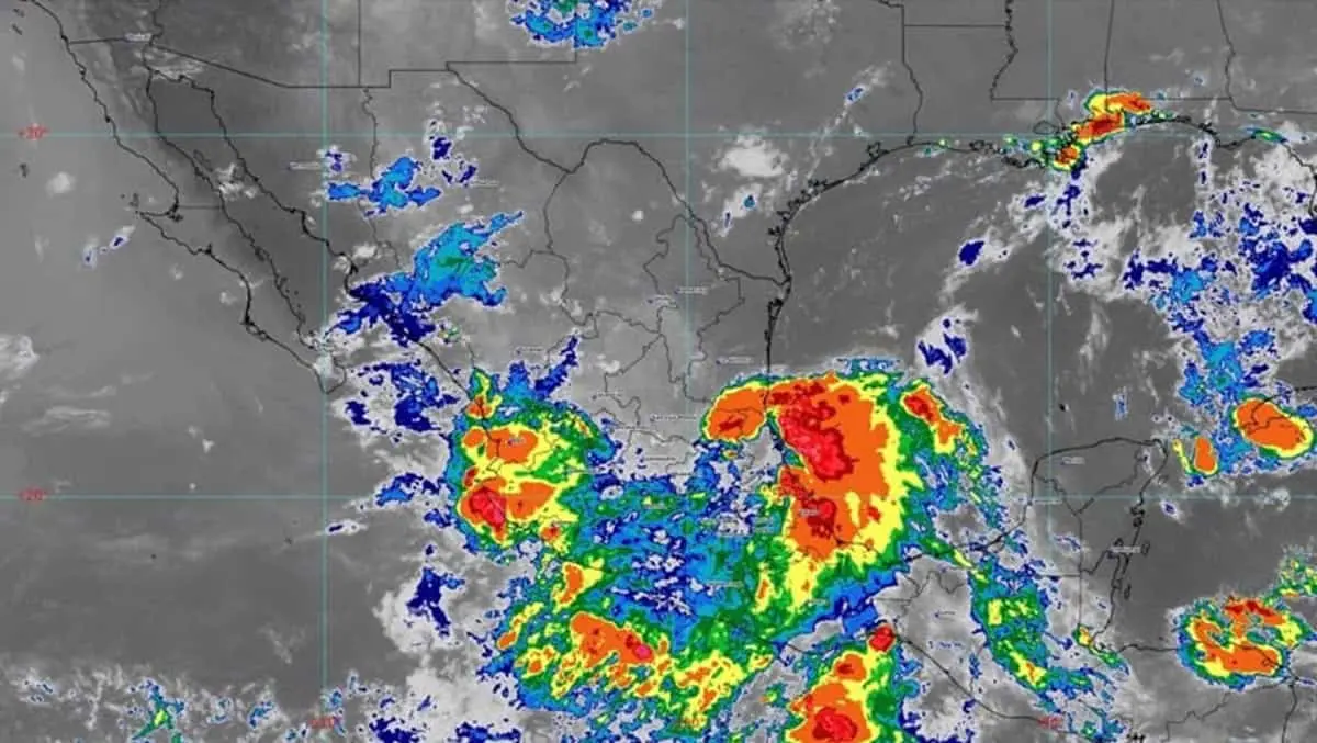 Clima en Sinaloa; el sur de Sinaloa con probabilidades de lluvias para hoy miércoles.