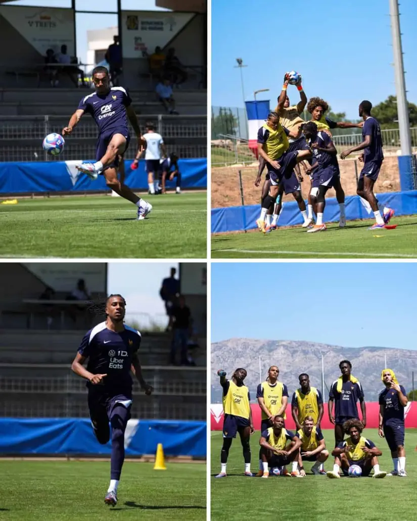 Francia se prepara para los juegos olímpicos | Imagen:  @equipedefrance