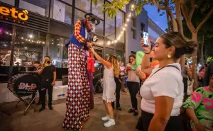 ¡Tocó la Banda en el Centro Histórico de Culiacán! el motivo, el Paseo del Ángel ya es Barrio Mágico