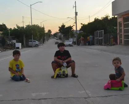 Pavimentación de calles en Las Coloradas en Culiacán, renacen vialidades de San Julián y Palo Santo