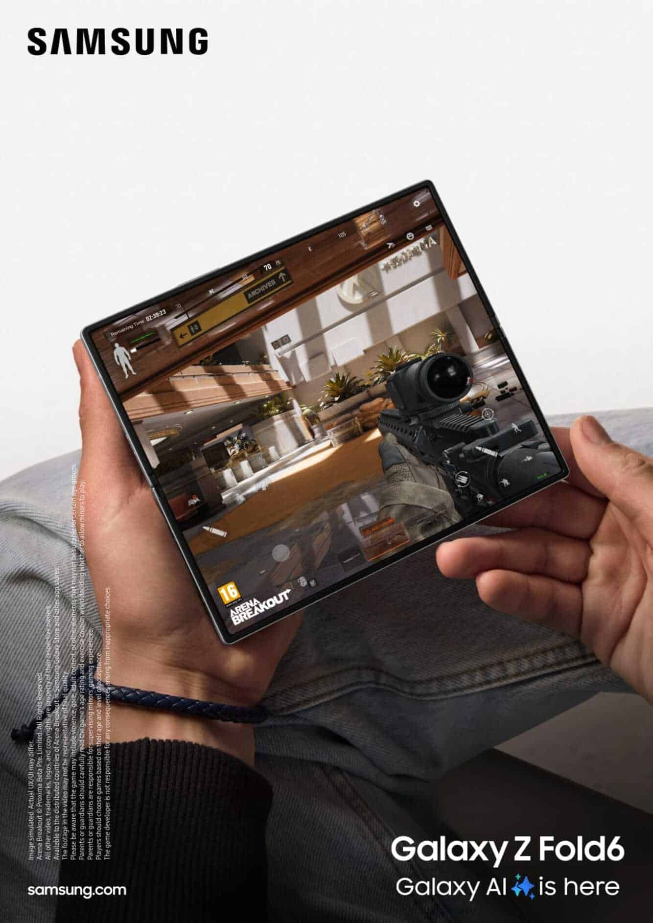 El nuevo Samsung Galaxy Z Fold6 trae pantalla AMOLED.