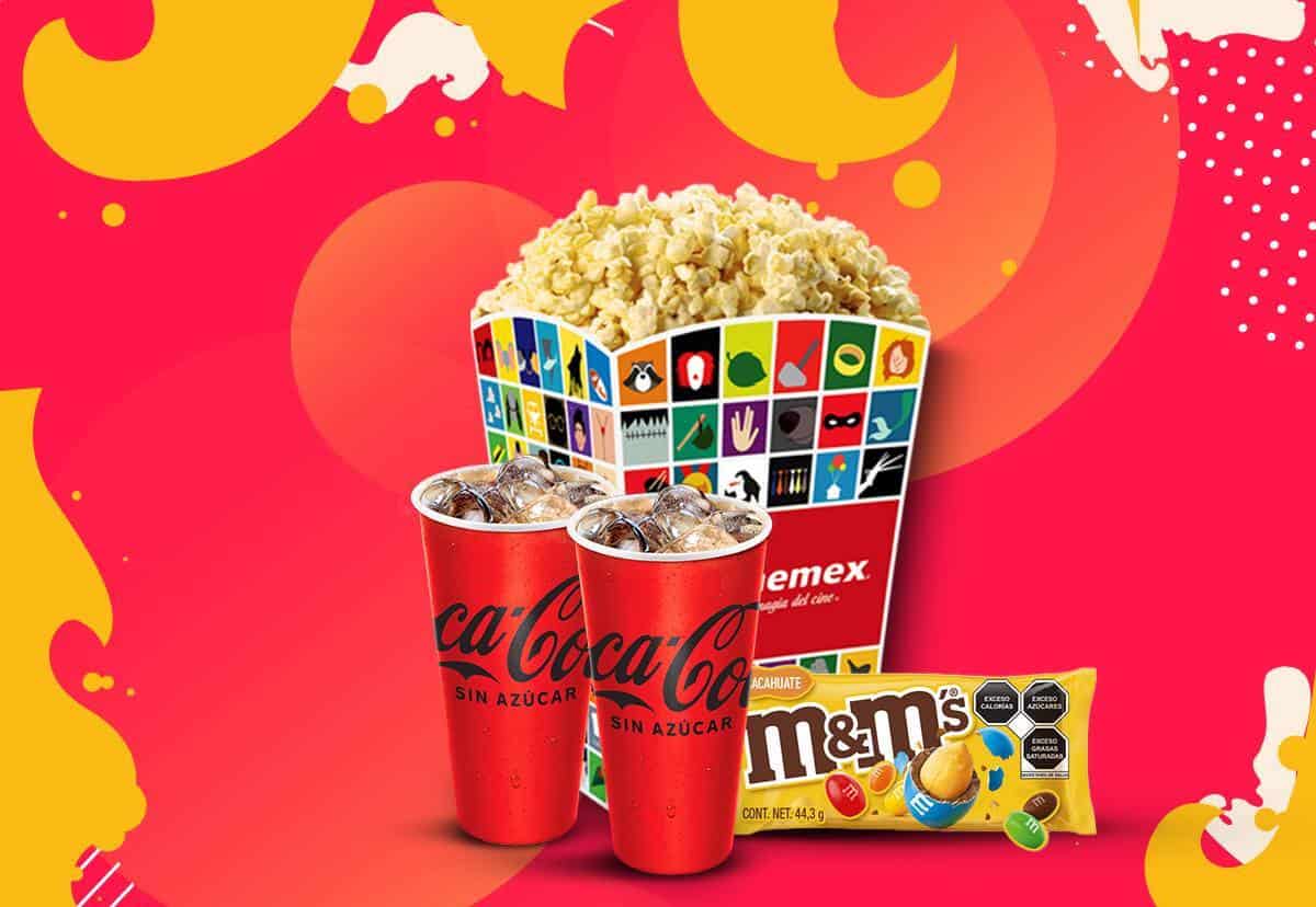 En la Dulcería de Cinemex podrás encontrar combos y productos en venta individual.