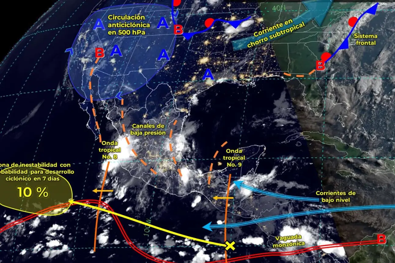 Preparé su paraguas porque el SMN pronostica lluvias para hoy viernes en Sinaloa.