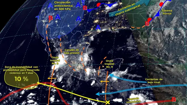 Preparé su paraguas porque el SMN pronostica lluvias para hoy viernes en Sinaloa.