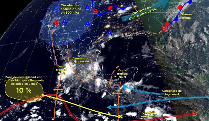 Preparé su paraguas porque el SMN pronostica lluvias para hoy viernes en Sinaloa.