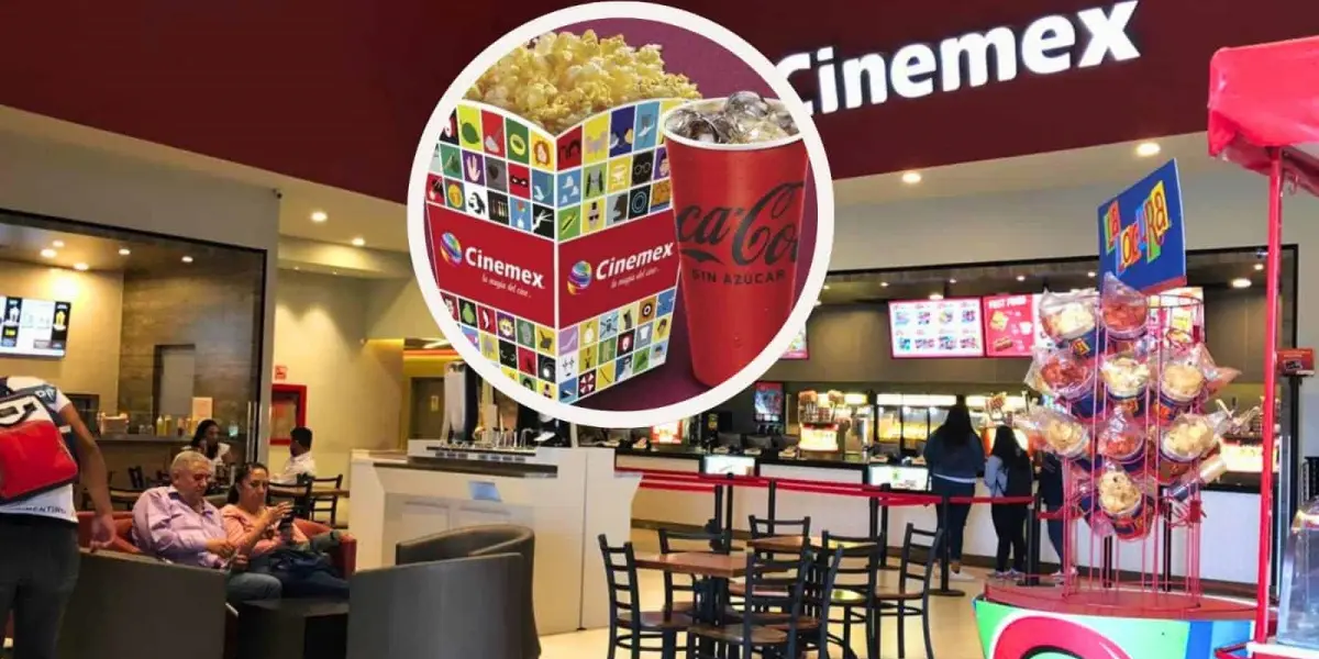 En la Dulcería de Cinemex, no solo puedes encontrar refrescos y palomitas, hay muchos productos. Foto: Cortesía