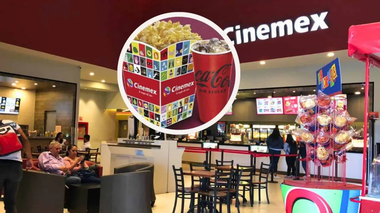 En la Dulcería de Cinemex, no solo puedes encontrar refrescos y palomitas, hay muchos productos. Foto: Cortesía