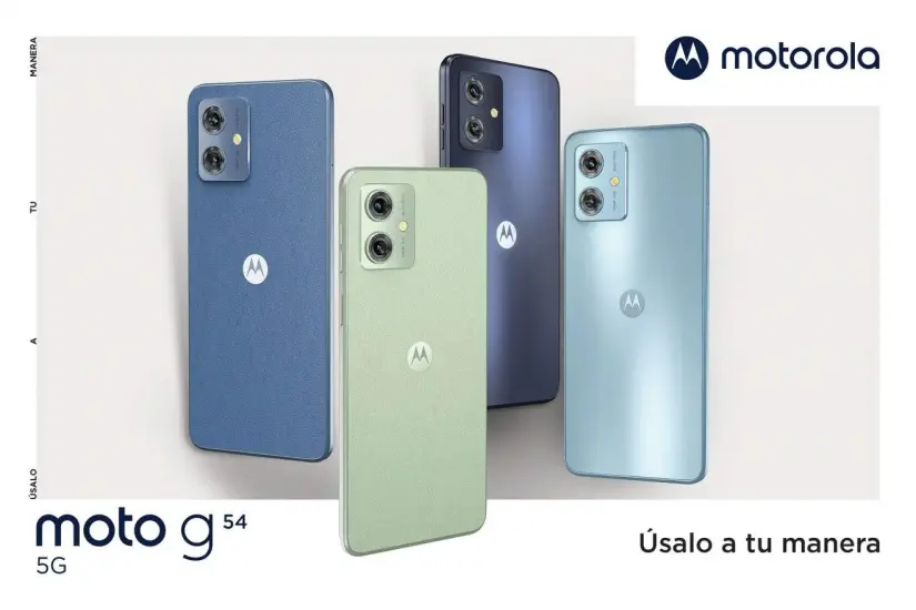 El Motorola Moto G54 incluye cámara de 50 megapíxeles