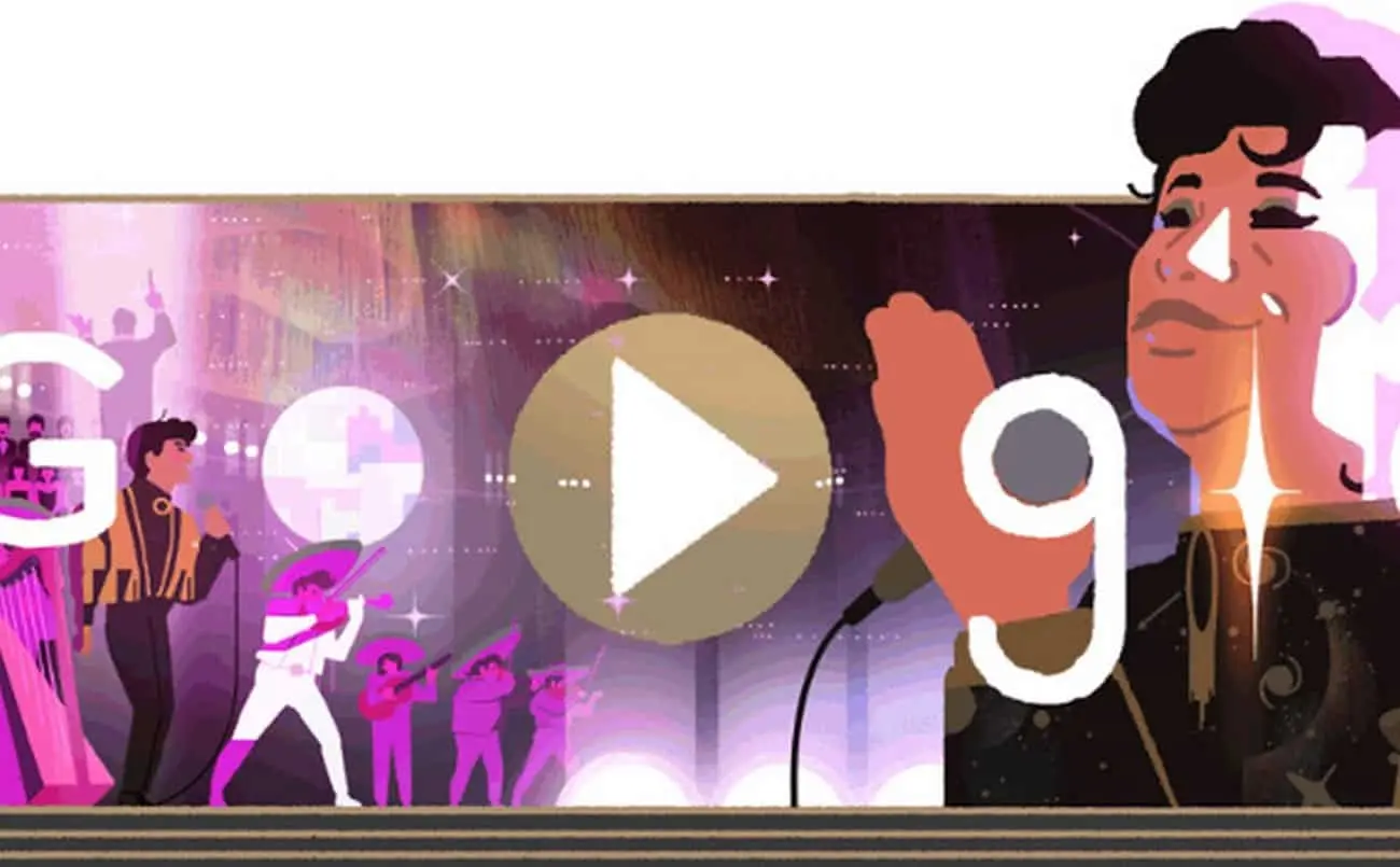 Doodle de Google celebra a Juan Gabriel, el divo de Juárez.