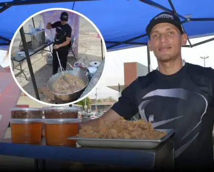 ¡Pura sabrosura! En Culiacán, Saúl "El Güero", conquista paladares con deliciosas carnitas y crujientes chicharrones de cerdo