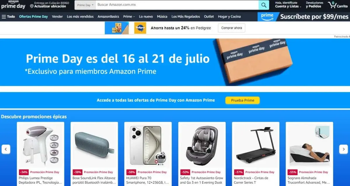 Amazon Prime 2024: ¿a que hora inicia y qué ofertas habrá?