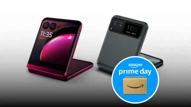 Motorola Razr 40 Ultra con descuento por Amazon Prime Day 2024. Foto; Cortesía