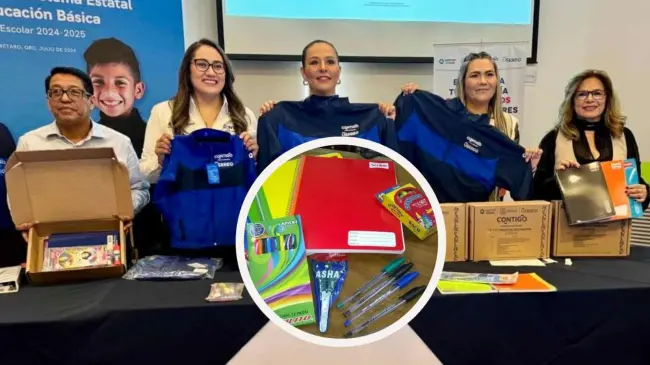 Estudiantes de Querétaro recibirán paquetes de útiles escolares y uniformes gratis, conoce los detalles, Foto; Cortesía