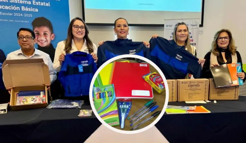 Estudiantes de Querétaro recibirán paquetes de útiles escolares y uniformes gratis, conoce los detalles, Foto; Cortesía