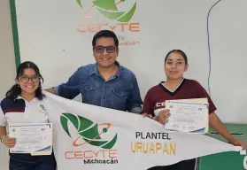 Michoacán. Estudiantes del Cecytem crean traductor purépecha y ganan congreso internacional