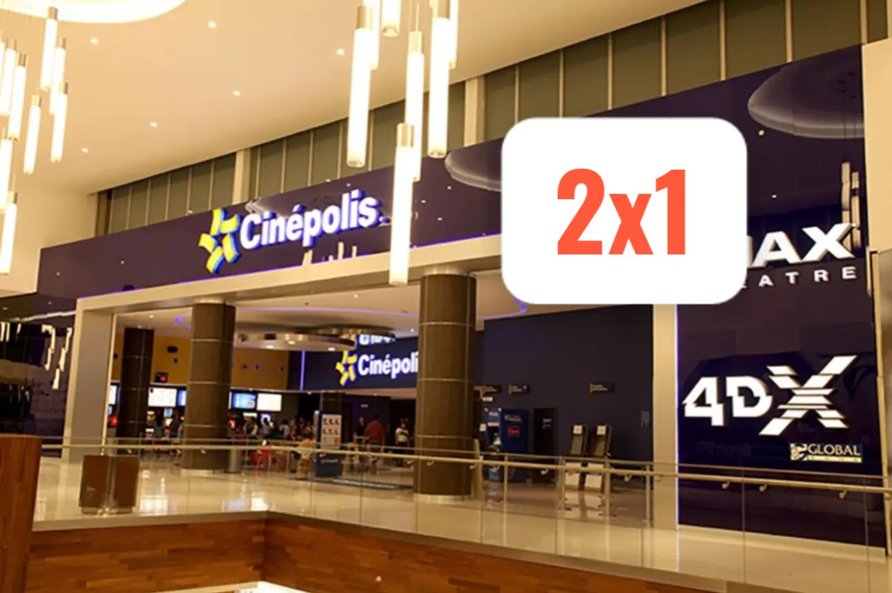 Cinépolis tiene entradas al 2x1 en este verano. Foto: Cortesía