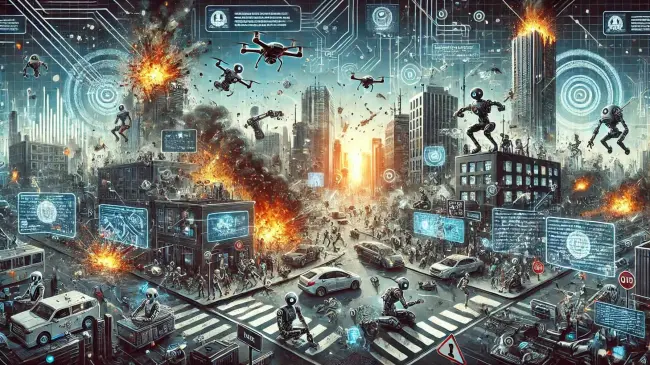 CrowdStrike, Microsoft y Skynet: La narrativa del caos. Foto: creada por Chat GPT