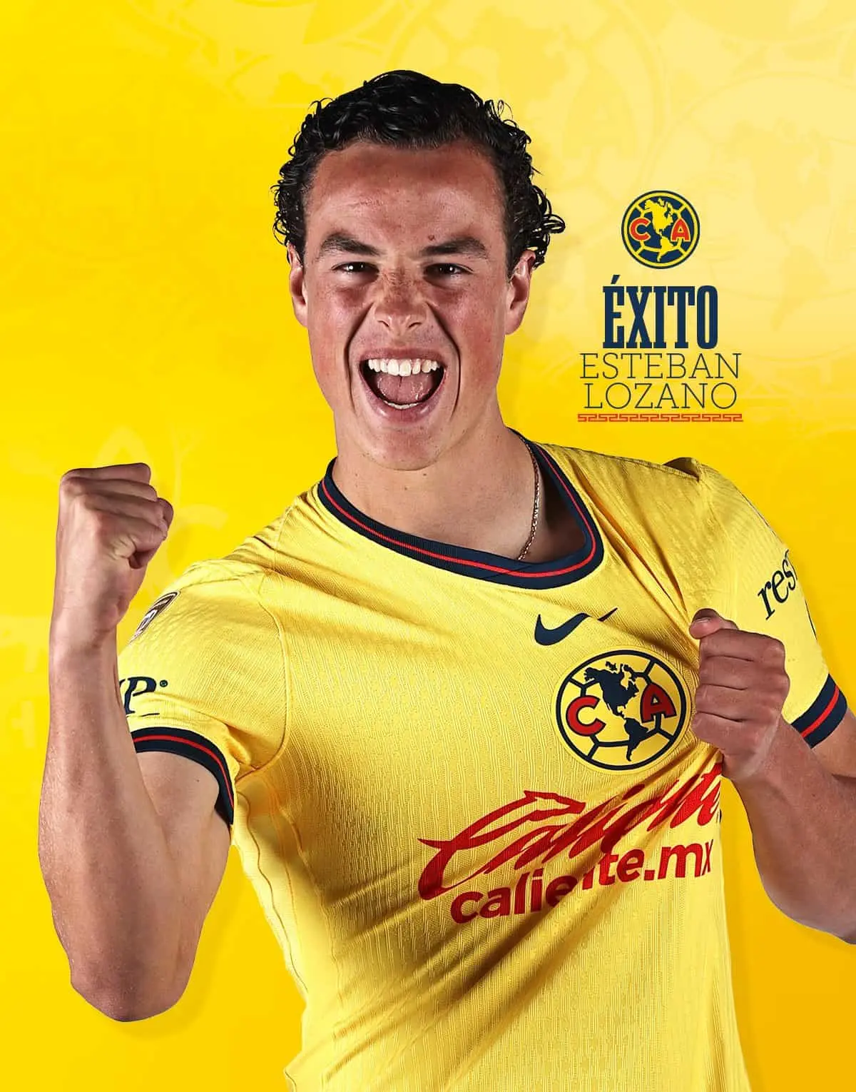 Esteban Lozano llega vía préstamo a España | Imagen: @ClubAmerica