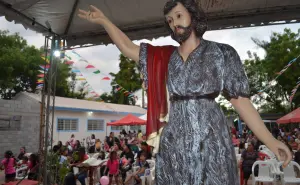 ¡Devoción y alegría! Honran a San Juan Bautista en la colonia Esperanza en Culiacán