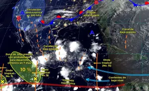 Clima en México hoy 22 de julio; monzón y ondas tropicales ocasionarán lluvias