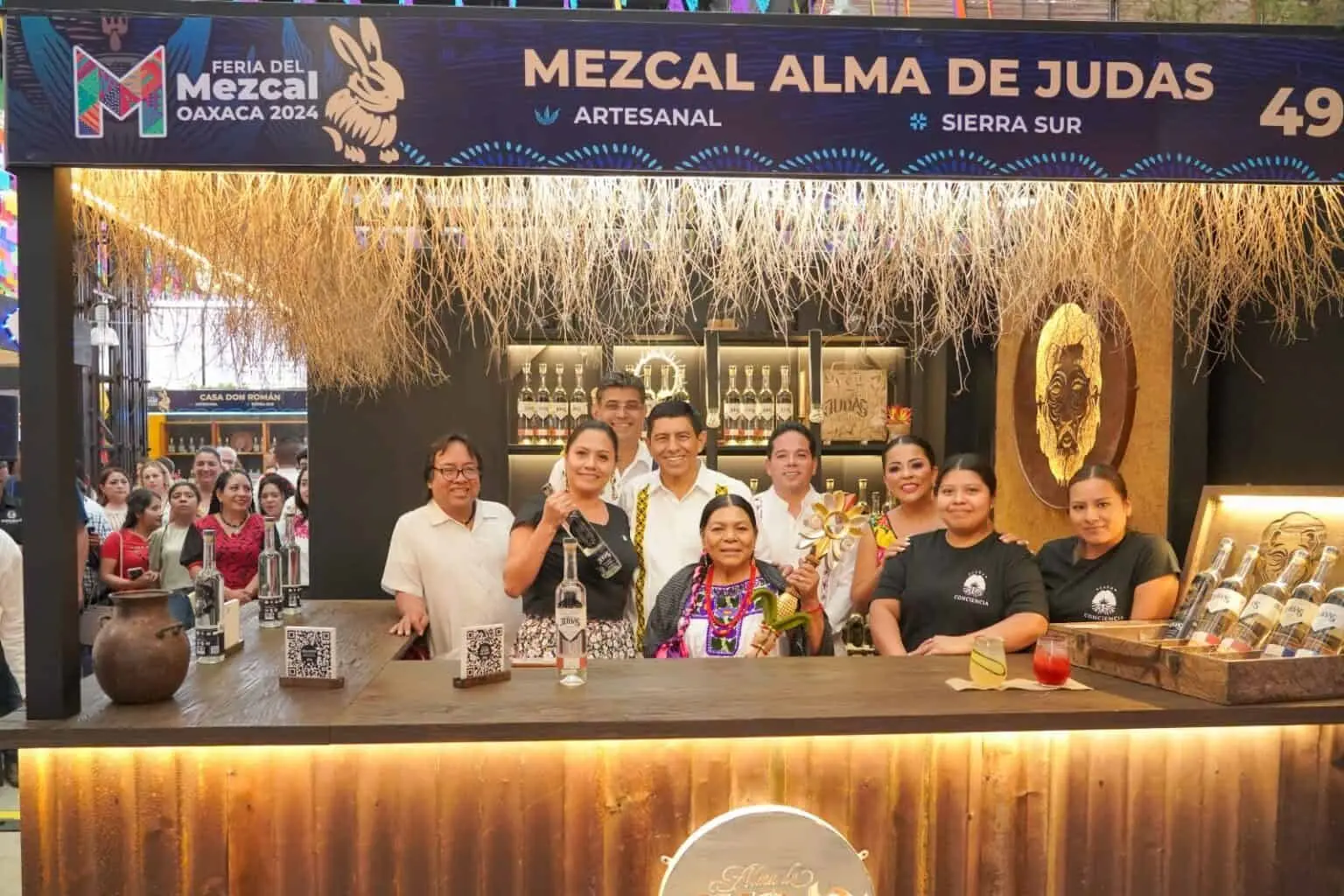 Ya comenzó la edición 2024 de al Feria o Fiesta del Mezcal 2024. Foto: Cortesía