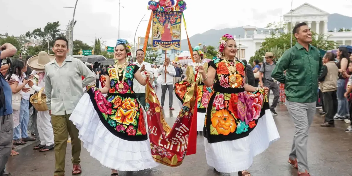 Consulta dónde puedes ver los eventos de la Guelaguetza 2024. Foto: Cortesía