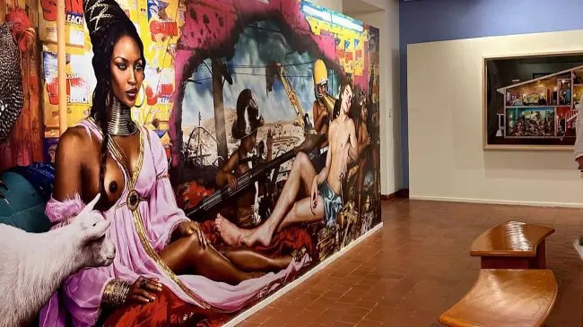 Palacio de Minería en CDMX expone obra del fotógrafo David LaChapelle.