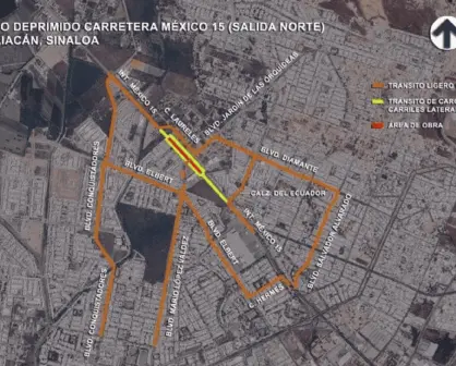 ¡Atención! Cerrarán el paso entre los bulevares Mario López y Orquídeas en Culiacán