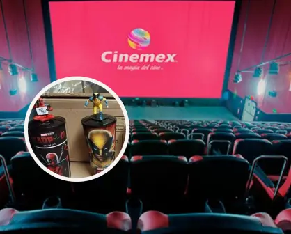 Cinemex confirma palomera y vasos de la película Deadpool y Wolverine