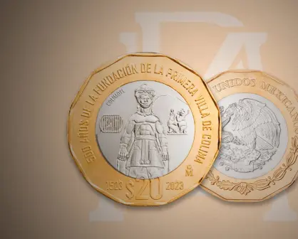 Banxico lanza moneda de 20 pesos por los 500 años de Colima; ¿cómo conseguirla?