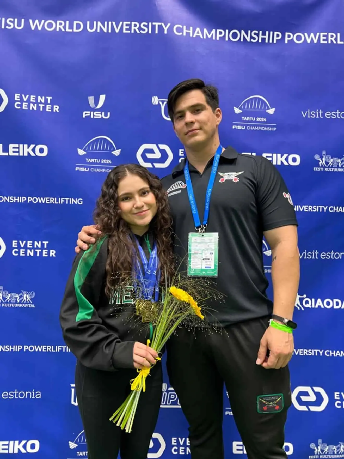 Aylin Cuevas Guzmán, cosecha cuatro medallas de oro en el Mundial Universitario en Tartú, Estonia. Foto: Cortesía