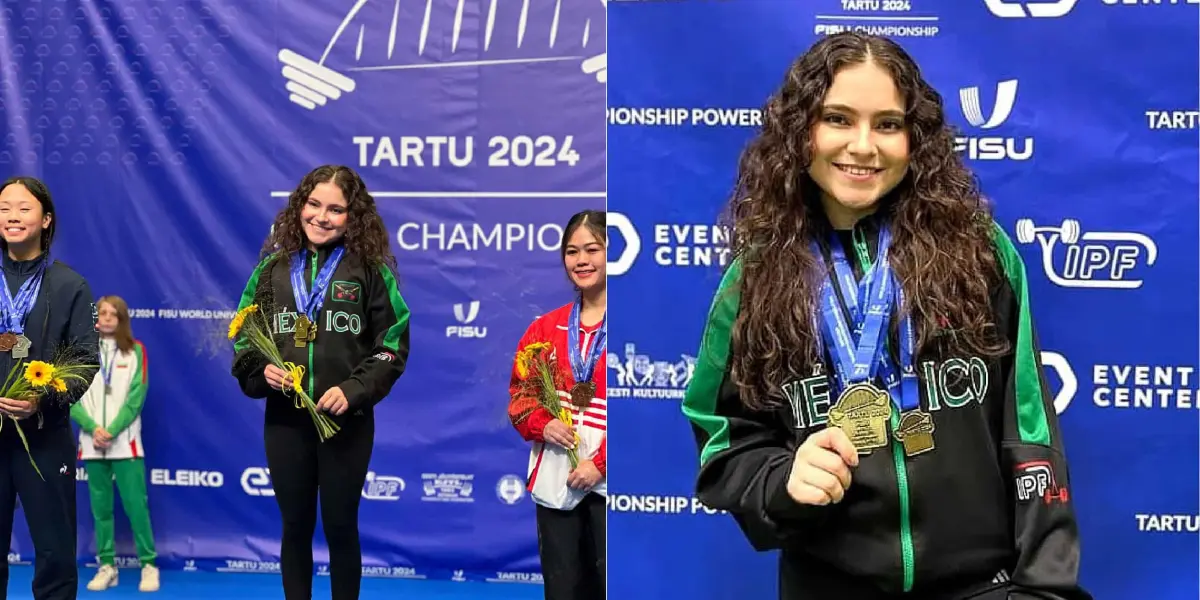 Aylin Cuevas, campeona en el Mundial Universitario en Tartú, Estonia. Foto: Cortesía