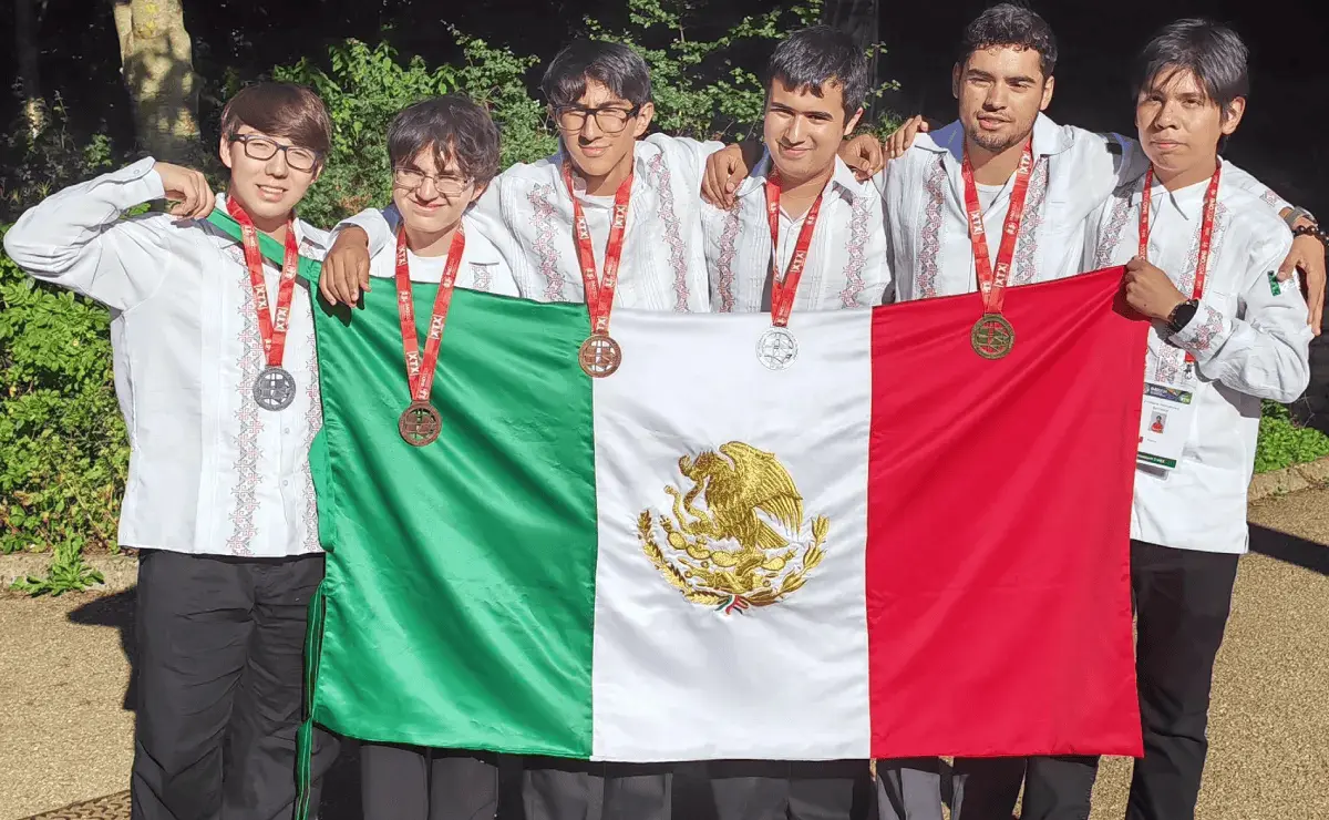 El equipo mexicano fue el segundo mejor de Iberoamérica y el 24 en el medallero general. Foto: OMM