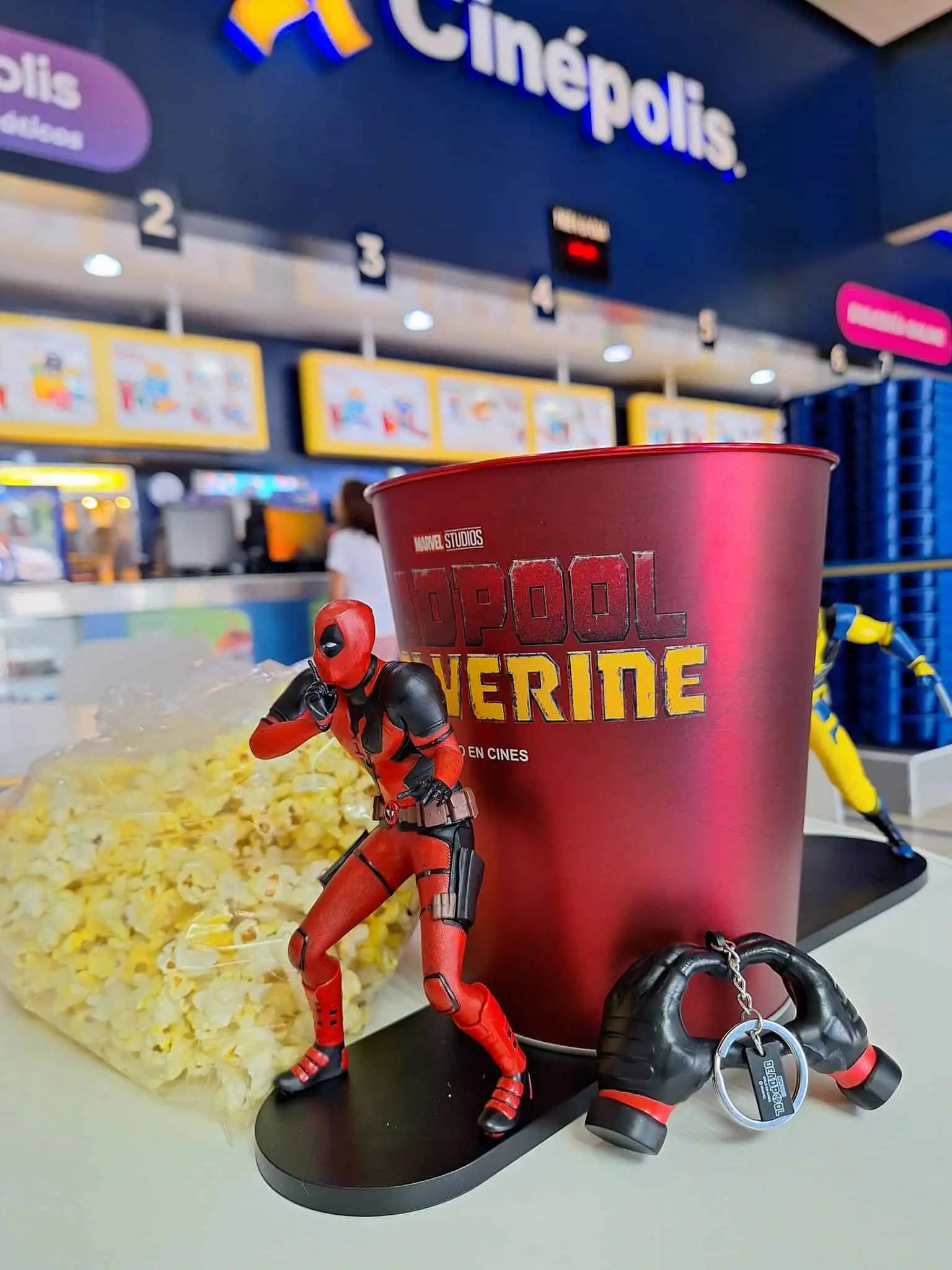 La palomera que tiene disponible Cinépolis de Deadpool y Wolverine. Foto: Coleccionando