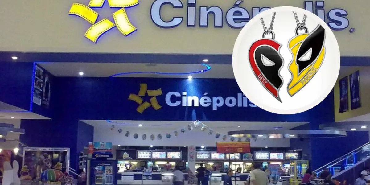 Como conseguir gratis el el collar de la película de Deadpool y Wolverine, que ofrece Cinépolis. Foto: Cortesía