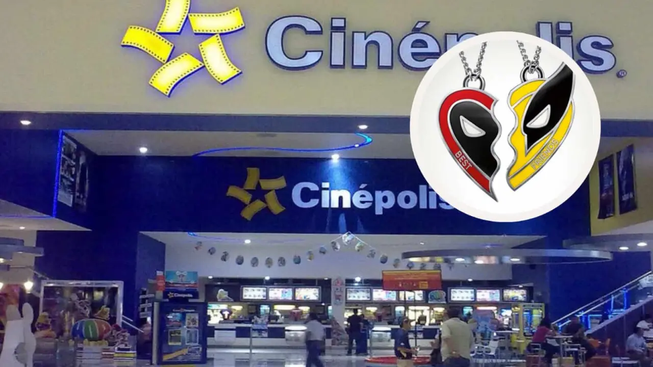 Como conseguir gratis el el collar de la película de Deadpool y Wolverine, que ofrece Cinépolis. Foto: Cortesía