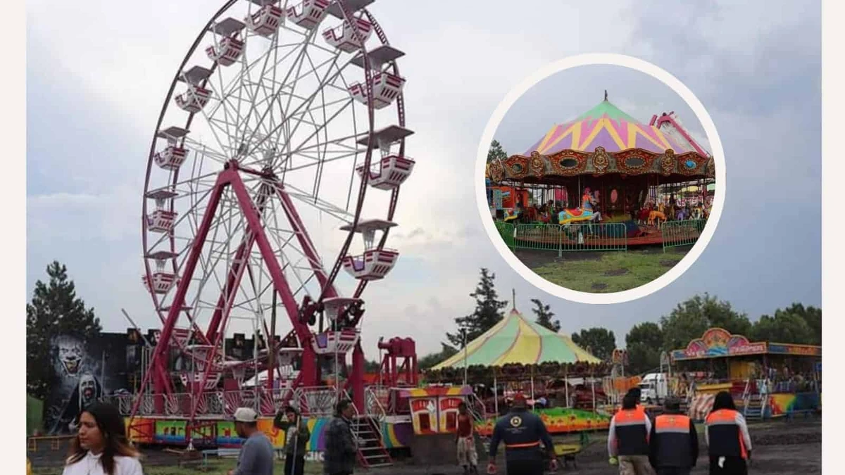 Los juegos mecánicos son una de las atracciones que ofrece la Feria de Chalco 2024. Foto: Cortesía