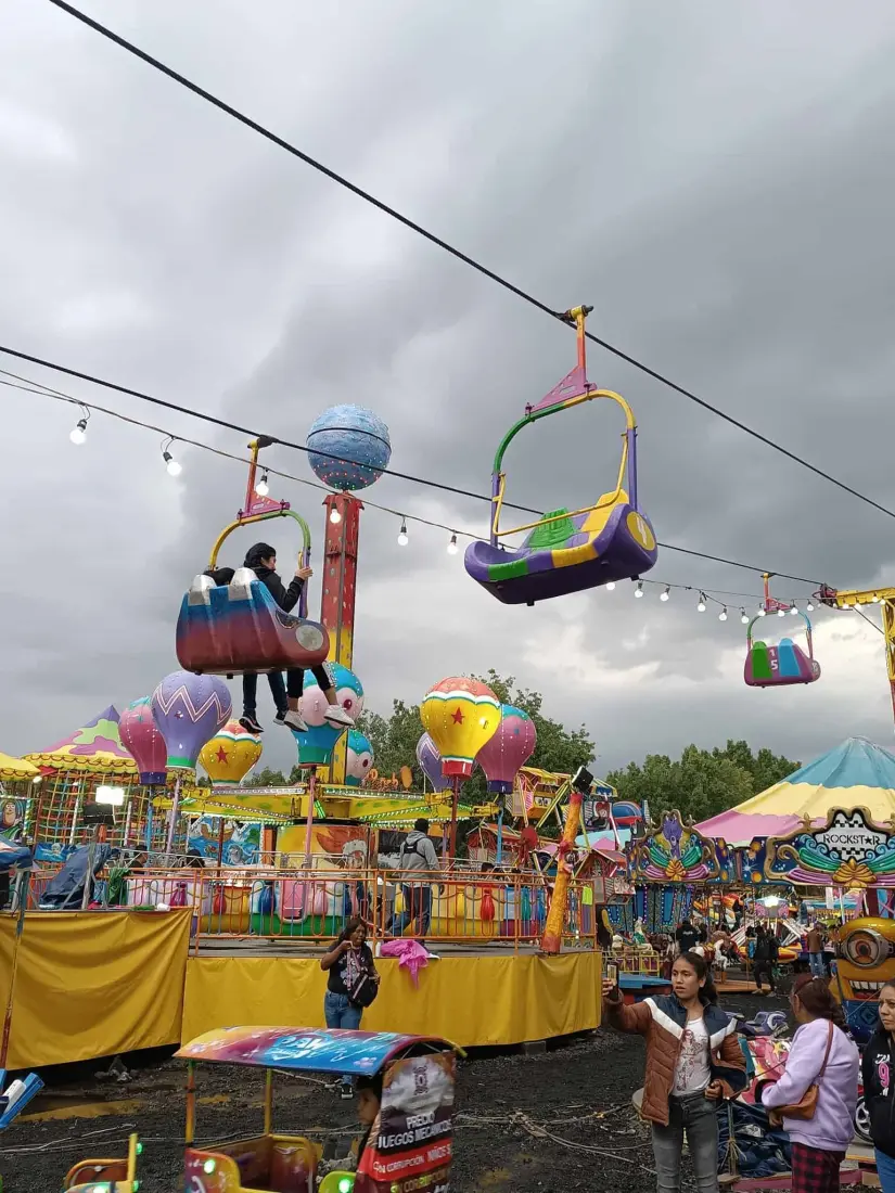Una gran variedad de juegos mecánicos ofrece la Feria de Chalco 2024 Una gran variedad de juegos mecánicos ofrece la Feria de Chalco 2024. Foto: Cortesía