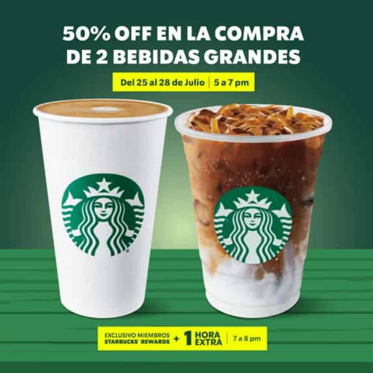 Starbucks tendrá promoción con el 50% de descuento; conoce los detalles