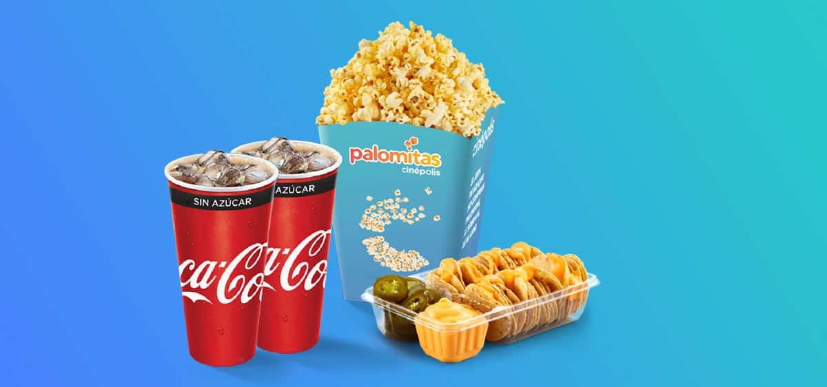 Lo que trae el combo Nachos en Pareja de Cinépolis