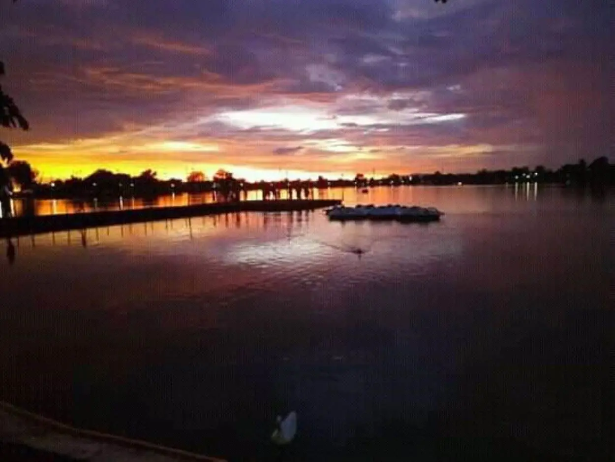 Laguna del Náinari, atardecer en Ciudad Obregón, Sonora. Foto Diego López Herrera.