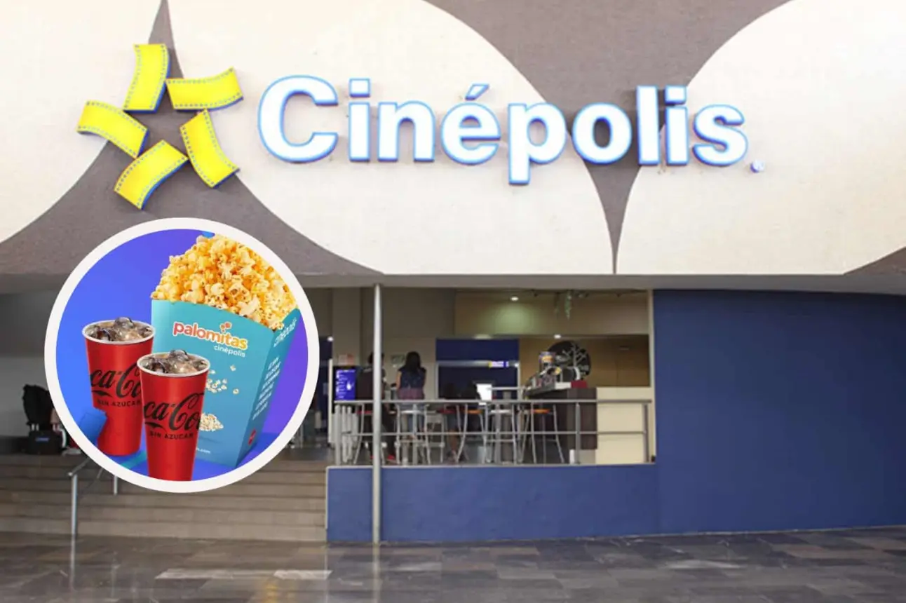 El Maxicombo Hot Dog de Cinépolis, viene con varios alimentos. Foto: Cortesía