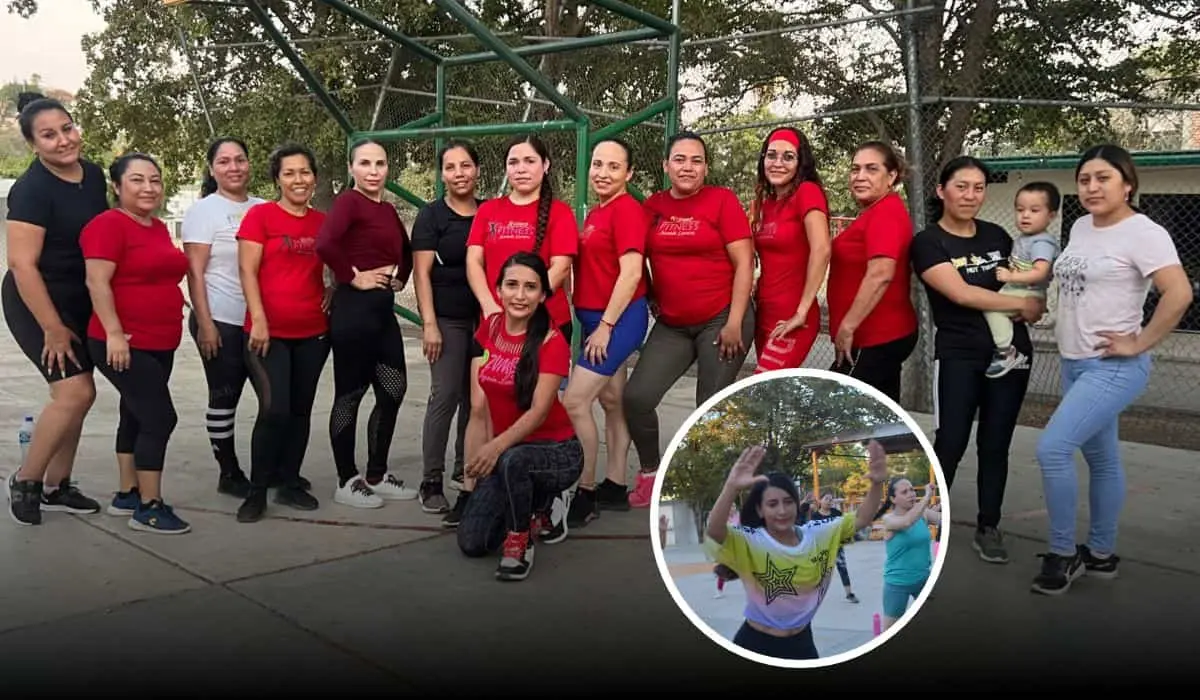 Jazmín imparte clases de Zumba desde hace más de una década, inspirando a mujeres de todas las edades.