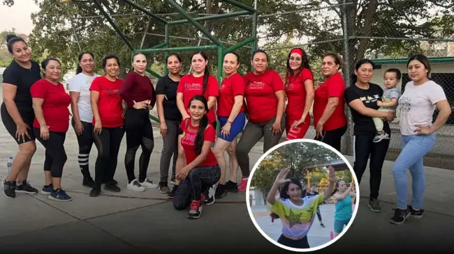 Jazmín imparte clases de Zumba desde hace más de una década, inspirando a mujeres de todas las edades.