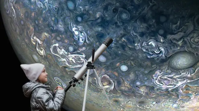 Las imágenes fueron captadas por la sonda espacial Juno.