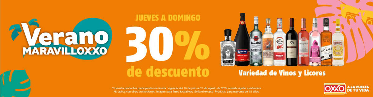 OXXO: ofertas de Verano Maravilloxxo válidas hasta el 4 de agosto de 2024