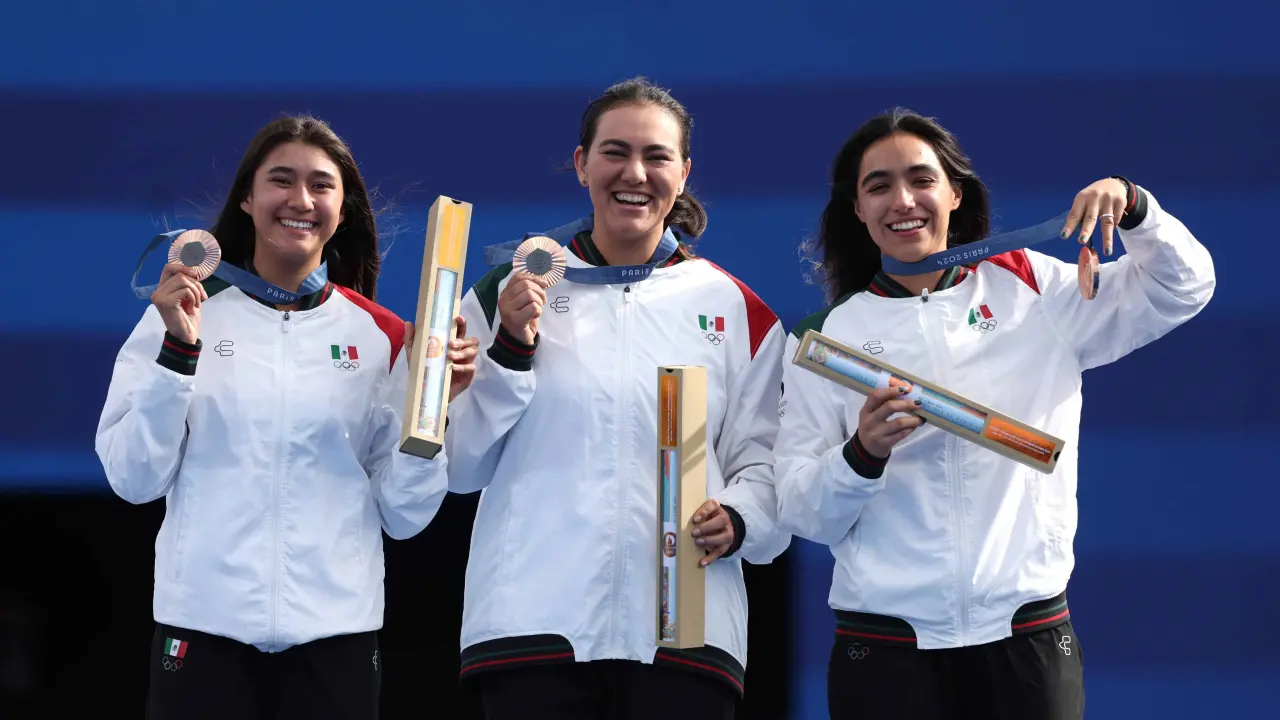Arqueras mexicanas con medalla de bronce | Imagen: @juegosolimpicos